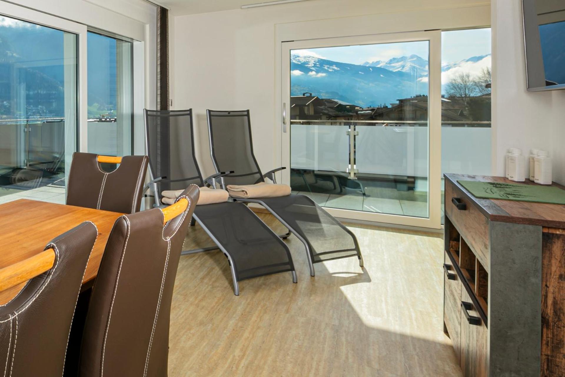 H21 - Modernes Ferienhaus 145Qm, 4Sz, Wellnessbereich Mit Sauna Und Dachterrasse Mit Panoramablick, Kuehlen Und Heizen Mit Geothermie Fügen Exteriör bild